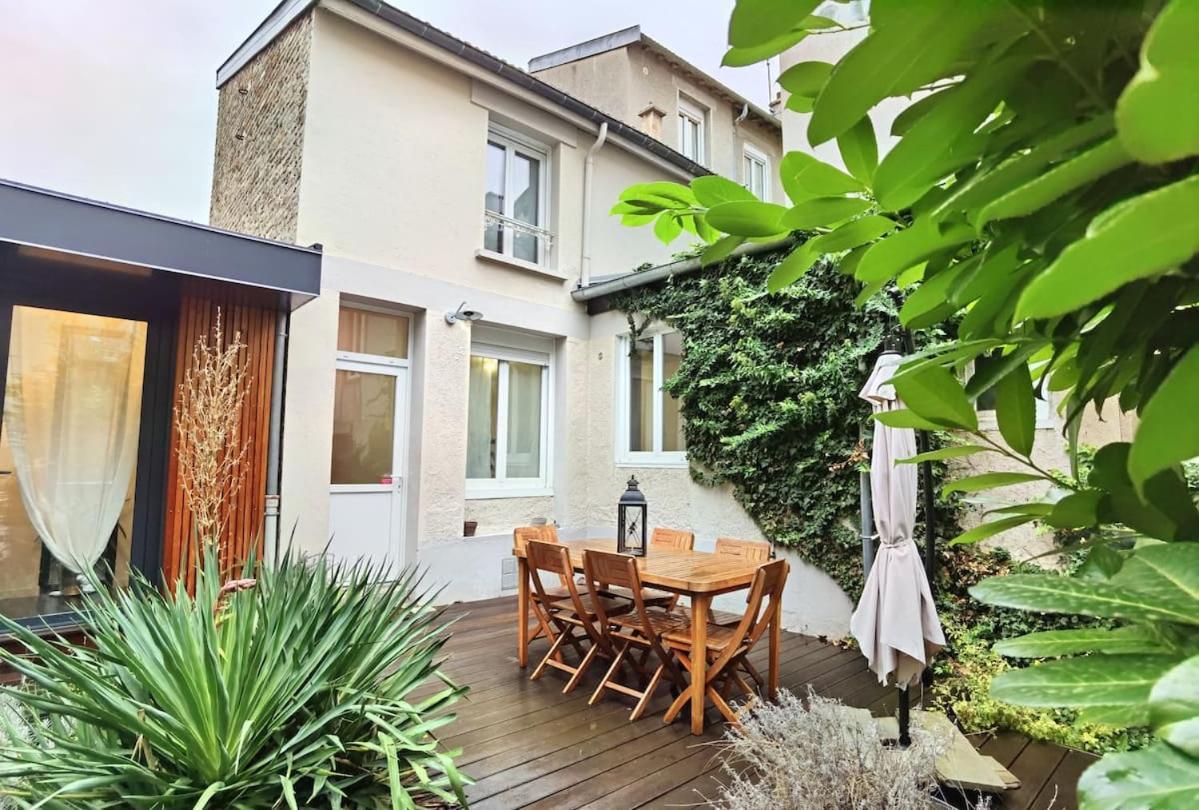 ריימס Maison De Ville Avec Terrasse Et Jardin מראה חיצוני תמונה